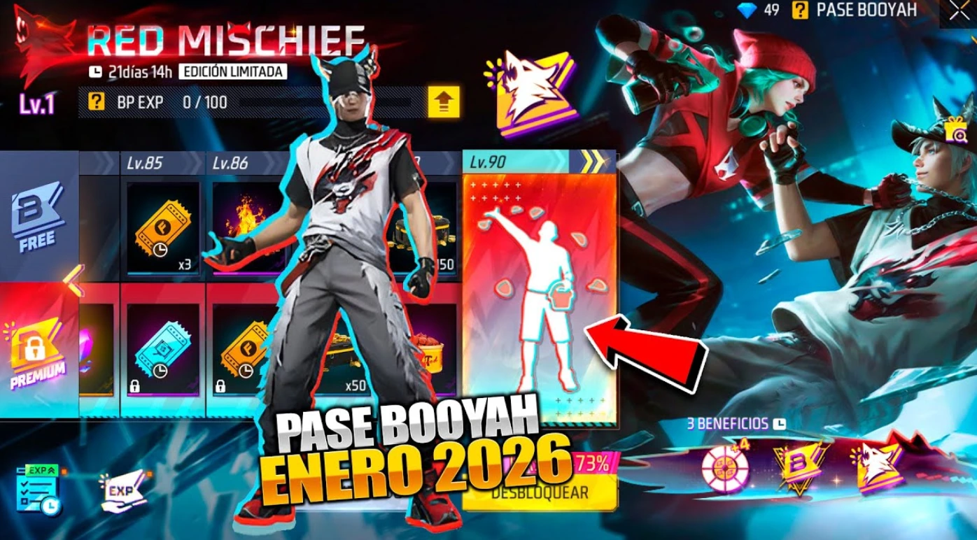 Pase Booyah 2026 Free Fire